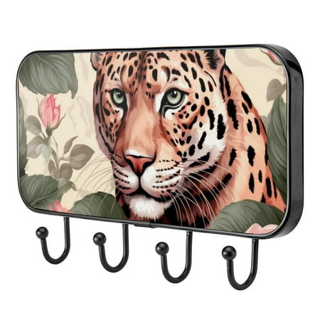 Rose Leopard Animals Self Adhesive Towel Coat Wood Iron Hooks for Home Keys Door Outdoor Home Improvement Utility Hook
Rose Leopard Animals Self Adhesive Towel Coat Wood Iron Hooks for Home Keys Door Outdoor Home Improvement Utility Hook