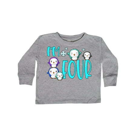Inktastic I m 4 Cute Penguin Birthday Party Gift Toddler Boy or Toddler Girl Long Sleeve T-Shirt
Inktastic I m 4 Cute Penguin Birthday Party Gift Toddler Boy or Toddler Girl Long Sleeve T-Shirt