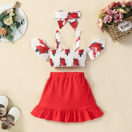 TOWED22 Outfits For Toddler Girls Toddler Baby Girls Outfits Short Sleeve Letter Print T-Shirt Stripe Boho Shorts Headband 3Pcs Clothes Set Red
TOWED22 Outfits For Toddler Girls Toddler Baby Girls Outfits Short Sleeve Letter Print T-Shirt Stripe Boho Shorts Headband 3Pcs Clothes Set Red