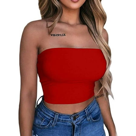 ZAXARRA Summer Women Off-Shoulder Tube Crop Tops Strapless Bra Tank Yoga Vests
ZAXARRA Summer Women Off-Shoulder Tube Crop Tops Strapless Bra Tank Yoga Vests