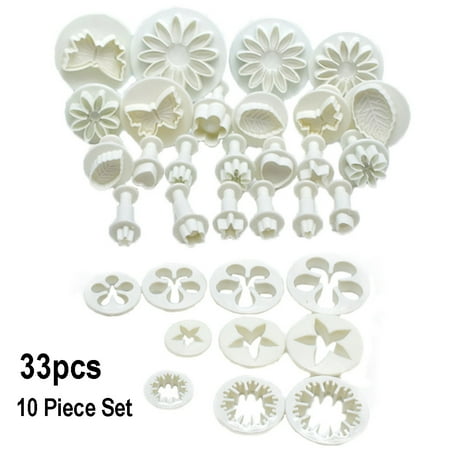 TureClos 33pcs/Set PP Fondant Cake Molds Cookies Decorating Moulds DIY Tool Baking Utensils
TureClos 33pcs/Set PP Fondant Cake Molds Cookies Decorating Moulds DIY Tool Baking Utensils