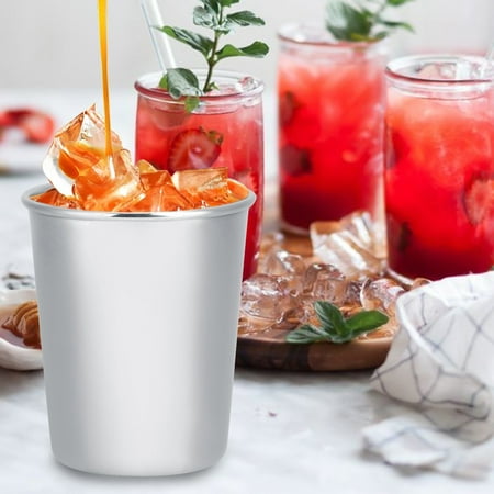 Beautiful Drinking Cup Stainless Steel Cup For Home Contain Water Restaurants Bars
Beautiful Drinking Cup Stainless Steel Cup For Home Contain Water Restaurants Bars