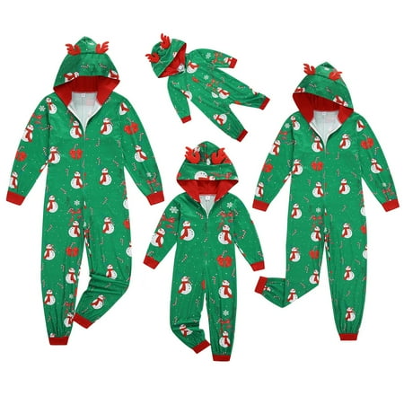 Christmas Family Matching Hoodie Pajamas Snowman Romper Long Sleeve One Piece Jumpsuit Zipper Pjs for Adult Kids Baby
Christmas Family Matching Hoodie Pajamas Snowman Romper Long Sleeve One Piece Jumpsuit Zipper Pjs for Adult Kids Baby