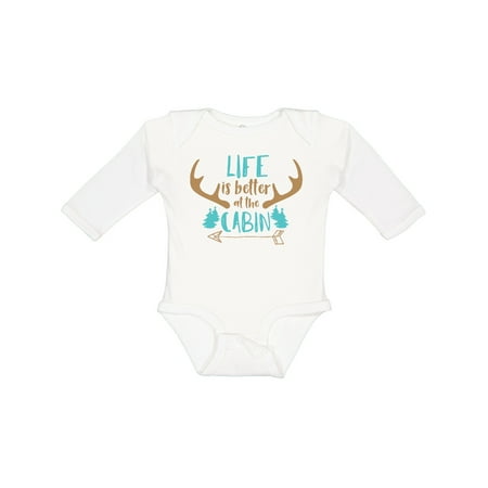 Inktastic Life is Better at the Cabin Deer Antlers Camping Gift Baby Boy or Baby Girl Long Sleeve Bodysuit
Inktastic Life is Better at the Cabin Deer Antlers Camping Gift Baby Boy or Baby Girl Long Sleeve Bodysuit