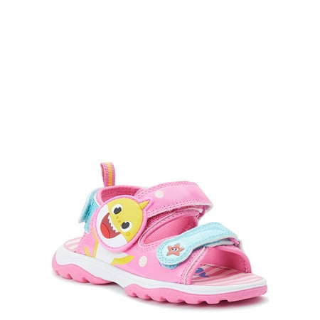 Baby Shark Toddler Girls Athletic Sandals Sizes 7-12