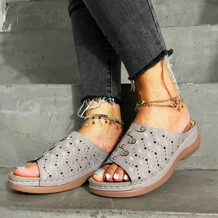 〖Yilirongyumm〗 Beige 42 Slippers For Women Beach Hollow Women Fashion Breathable Toe Sandals Summer Shoes Peep Out Wedges Women s Slipper
〖Yilirongyumm〗 Beige 42 Slippers For Women Beach Hollow Women Fashion Breathable Toe Sandals Summer Shoes Peep Out Wedges Women s Slipper