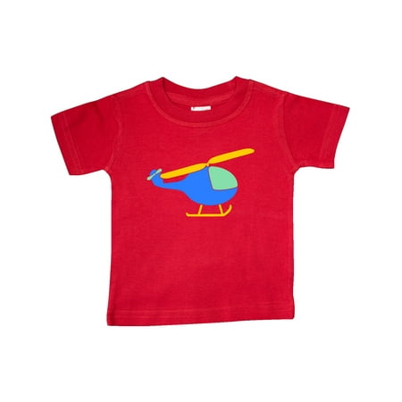 Inktastic Blue Helicopter Gift Baby Boy or Baby Girl T-Shirt