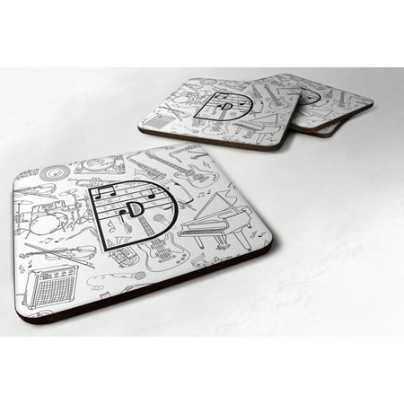 Carolines Treasures CJ2007-DFC Letter D Musical Note Letters Foam Coaster Set of 4 3 1/2 x 3 1/2 multicolor
Carolines Treasures CJ2007-DFC Letter D Musical Note Letters Foam Coaster Set of 4 3 1/2 x 3 1/2 multicolor