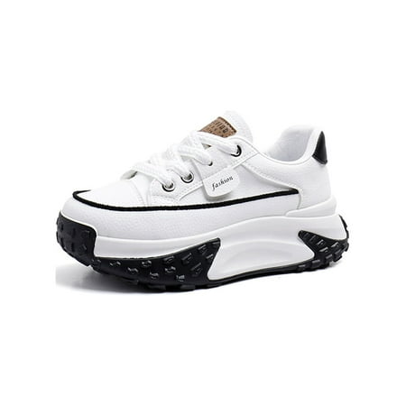 Woobling Womens Flats Platform Sneakers Non-Slip Casual Shoes Women Walking Shoe Comfort Lace Up Lightweight White 5.5
Woobling Womens Flats Platform Sneakers Non-Slip Casual Shoes Women Walking Shoe Comfort Lace Up Lightweight White 5.5
