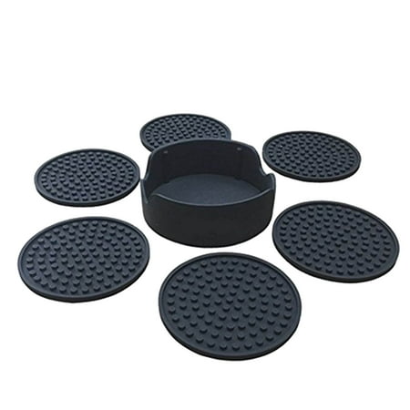 Paiwinds 6-Piece Set Of Beverage Base Silicone Beverage Cup Base Black Grooved Design Non Slip Base Coffee Cup Base Desktop Protection
Paiwinds 6-Piece Set Of Beverage Base Silicone Beverage Cup Base Black Grooved Design Non Slip Base Coffee Cup Base Desktop Protection