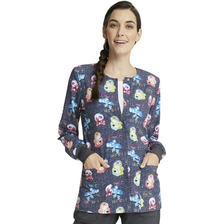 Cherokee Prints Warm Up Scrubs Jacket For Women Snap Front Print Plus Size CK321 5XL Science Friends
Cherokee Prints Warm Up Scrubs Jacket For Women Snap Front Print Plus Size CK321 5XL Science Friends