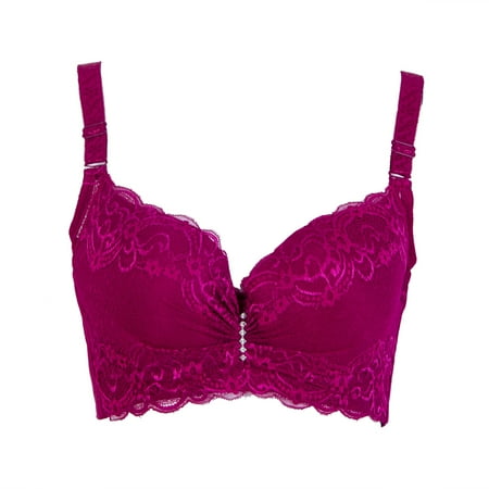 Women Bra Top Padded Wire-Free Bralette Underwear Floral Lace Sling Brassiere Lingerie
Women Bra Top Padded Wire-Free Bralette Underwear Floral Lace Sling Brassiere Lingerie
