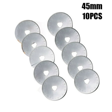 10pcs 45mm Round Blades for Cloth Rotary Cutter Patchworks Roller Wheel Cutter DIY Sewing Accessories
10pcs 45mm Round Blades for Cloth Rotary Cutter Patchworks Roller Wheel Cutter DIY Sewing Accessories