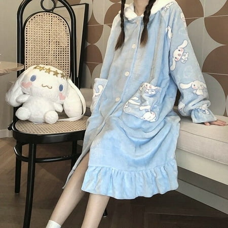 Pajamas Winter Woman Kuromi Cinnamorol2021 Cinnamon Dog Cute Ins Kawaii Polyester Long-Sleeved Padded Warmth Suit
Pajamas Winter Woman Kuromi Cinnamorol2021 Cinnamon Dog Cute Ins Kawaii Polyester Long-Sleeved Padded Warmth Suit