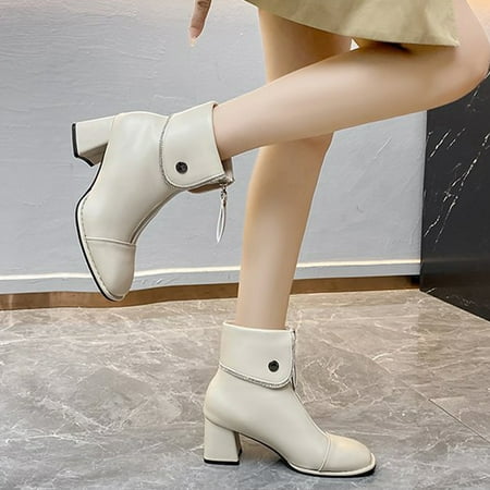 Tawop Womens Summer Shoes High Heel Boot Flat Zipper Calf Boots Combat Boot Vintage Western Boot Pu Beige 37(Us:6)
Tawop Womens Summer Shoes High Heel Boot Flat Zipper Calf Boots Combat Boot Vintage Western Boot Pu Beige 37(Us:6)