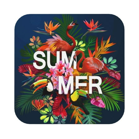 Matuu Summer Birds and Flowers for Cup Coasters Set of 6 Leather Coasters Desk Coasters for Office Measures 4” x 4” Square
Matuu Summer Birds and Flowers for Cup Coasters Set of 6 Leather Coasters Desk Coasters for Office Measures 4” x 4” Square