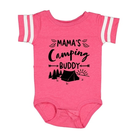 Inktastic Mamas Camping Buddy Gift Baby Boy or Baby Girl Bodysuit