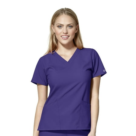 WonderWink W123 6255-Women s Basic V-Neck Scrub Top