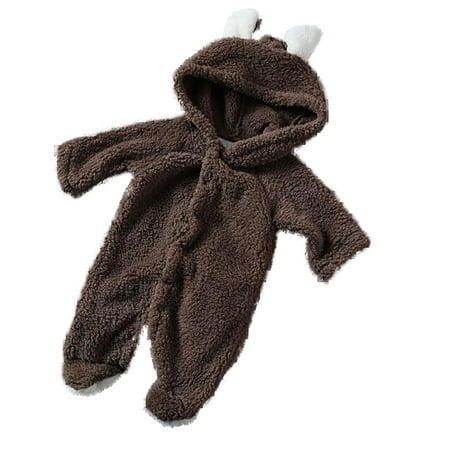 QWERTYU Newborn Infant Baby Fleece Jumpsuit for Girl Boy Cotton Winter Warm Hooded Clothes Romper 0-12M
QWERTYU Newborn Infant Baby Fleece Jumpsuit for Girl Boy Cotton Winter Warm Hooded Clothes Romper 0-12M