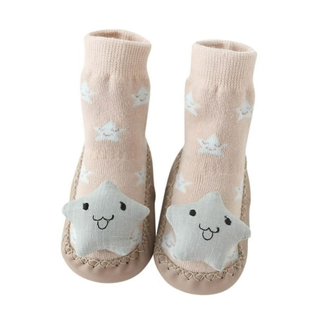 Baby Cute Shoes Fall Winter Boys Girls Floor Socks Shoes Flat Bottom Non Warm Solid Color Star Cloud Shape Size 12-18 Months
Baby Cute Shoes Fall Winter Boys Girls Floor Socks Shoes Flat Bottom Non Warm Solid Color Star Cloud Shape Size 12-18 Months