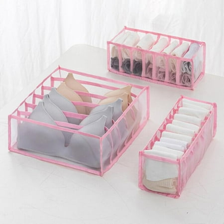 Clearance Sale!3Pcs/set Underwear Bra Storage Box Socks Drawer Organizer Compartment Storage Box Home Dormitory Cabinet Organizers Box Divider Pink
Clearance Sale!3Pcs/set Underwear Bra Storage Box Socks Drawer Organizer Compartment Storage Box Home Dormitory Cabinet Organizers Box Divider Pink