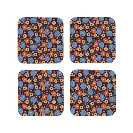 Leather Coasters Set of 4 - hand drawn flowers_A Lightweight Non-Slip Drink Coasters for Desk Anti-Scalding Desk Cup Coasters for Office Table Decor Square
Leather Coasters Set of 4 - hand drawn flowers_A Lightweight Non-Slip Drink Coasters for Desk Anti-Scalding Desk Cup Coasters for Office Table Decor Square