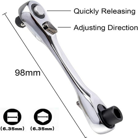 Comfortable High Quality and Ergonomic 1/4 Inch Drive 72-Tooth Quick-Release Ratchet Socket Wrench for Easy Operation and Comfortable Grip
Comfortable High Quality and Ergonomic 1/4 Inch Drive 72-Tooth Quick-Release Ratchet Socket Wrench for Easy Operation and Comfortable Grip
