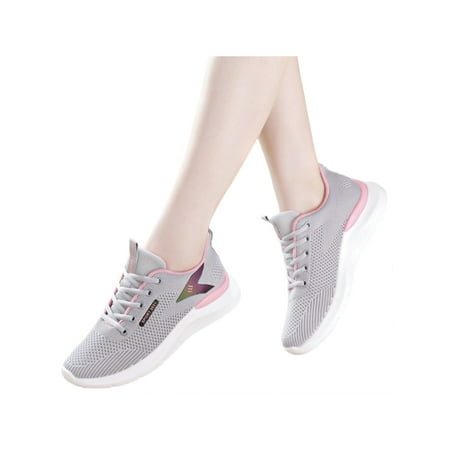 Eloshman Womens Running Shoe Fitness Workout Sneakers Breathable Athletic Shoes Outdoor Non-Slip Sport Trainers Lightweight Gray 5
Eloshman Womens Running Shoe Fitness Workout Sneakers Breathable Athletic Shoes Outdoor Non-Slip Sport Trainers Lightweight Gray 5