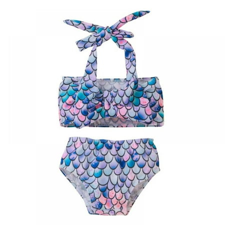 Baby Girl Bathing Suit Toddler Girls Two Piece Swimsuit Halter Top Bikini Bottoms Swimming Suit
Baby Girl Bathing Suit Toddler Girls Two Piece Swimsuit Halter Top Bikini Bottoms Swimming Suit