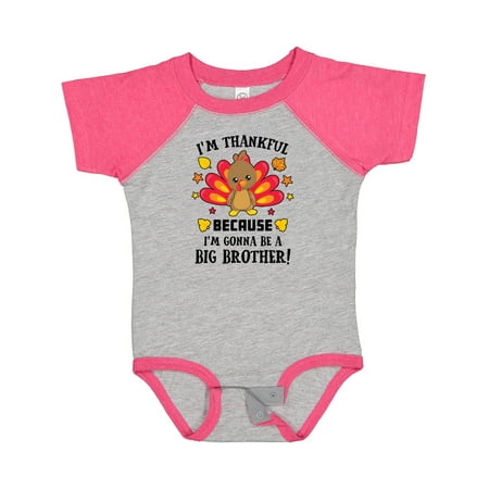 Inktastic Thanksgiving I m Thankful Because I m Gonna Be a Big Brother Gift Baby Boy Bodysuit
Inktastic Thanksgiving I m Thankful Because I m Gonna Be a Big Brother Gift Baby Boy Bodysuit