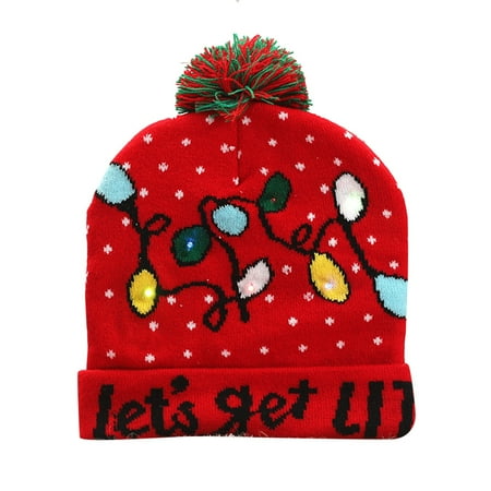 BNisBM Luminous Christmas Hat Children Adult Autumn And Winter Warm European And American Pullover Knitted Hat Printed Woolen Hat Breakthrough
BNisBM Luminous Christmas Hat Children Adult Autumn And Winter Warm European And American Pullover Knitted Hat Printed Woolen Hat Breakthrough