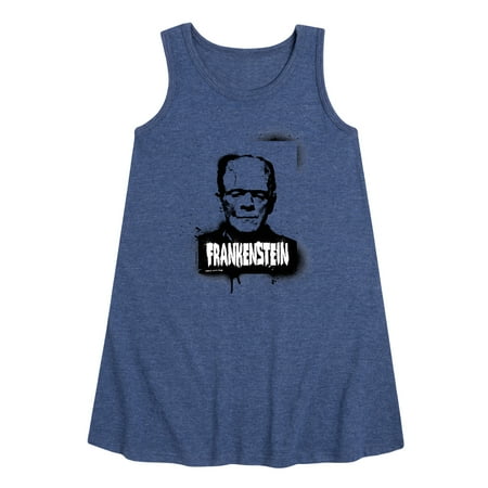 Classic Monsters - Frankenstein - Spray Painted - Toddler and Youth Girls A-line Dress
Classic Monsters - Frankenstein - Spray Painted - Toddler and Youth Girls A-line Dress