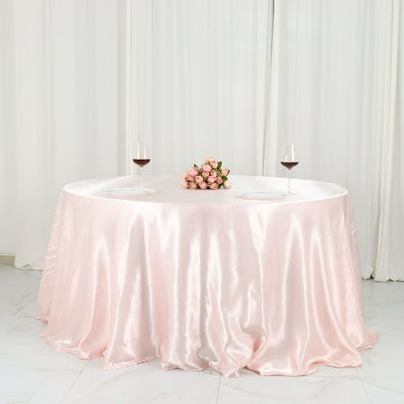132 Blush / Rose Gold Seamless Satin Round Tablecloth - Pack of 1 Tablecloth
132 Blush / Rose Gold Seamless Satin Round Tablecloth - Pack of 1 Tablecloth