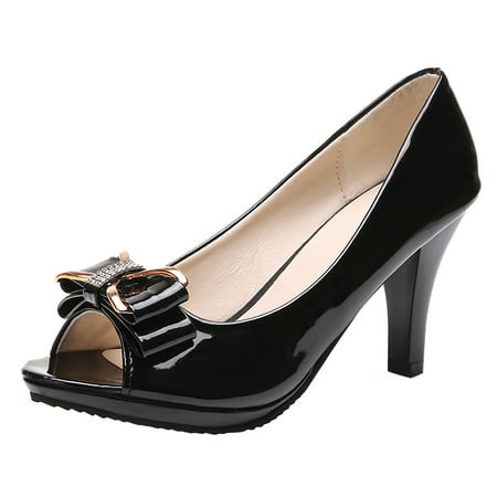 Mackneog Sandals For Women Ladies Fish Mouth High Heels Shoes Bow Rhinestone Business Shoes Causal Single Shoes Gift on Clearance
Mackneog Sandals For Women Ladies Fish Mouth High Heels Shoes Bow Rhinestone Business Shoes Causal Single Shoes Gift on Clearance