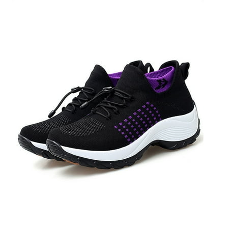 Women Oversize Slip On Sneakers Comfortable without Grinding Feet Suitable for Indoor Outdoor 36 Black Purple 1855
Women Oversize Slip On Sneakers Comfortable without Grinding Feet Suitable for Indoor Outdoor 36 Black Purple 1855