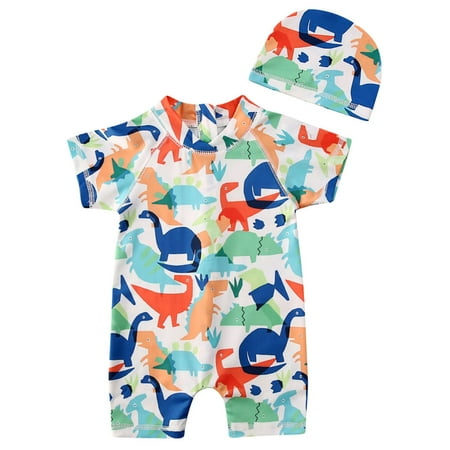 Sunisery Little Boys Bathing Suit with Hat Back Zipper Up Swimwear Dinosaur Swimsuit Multicolor 2-3 Years
Sunisery Little Boys Bathing Suit with Hat Back Zipper Up Swimwear Dinosaur Swimsuit Multicolor 2-3 Years