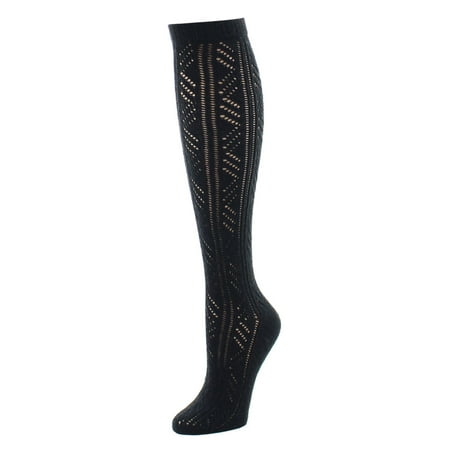 Natori Mixed Schiffli Strip Knee High Sock - Mens - Male