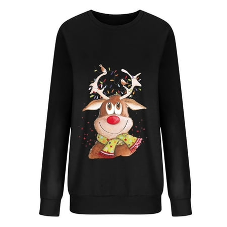 BELLZELY Family Christmas Pajamas Clearance Women s Fall Trendy Christmas Print Men s and Women s Long Sleeve Round Neck Casual T-Shirt
BELLZELY Family Christmas Pajamas Clearance Women s Fall Trendy Christmas Print Men s and Women s Long Sleeve Round Neck Casual T-Shirt