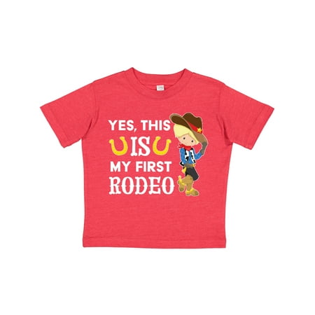 Inktastic Yes This is My First Rodeo- Cowboy in Hat and Boots Gift Toddler Boy Girl T-Shirt
Inktastic Yes This is My First Rodeo- Cowboy in Hat and Boots Gift Toddler Boy Girl T-Shirt