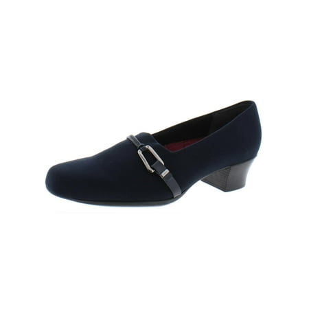 Munro Womens Cindi Slip On Block Heel Dress Pumps