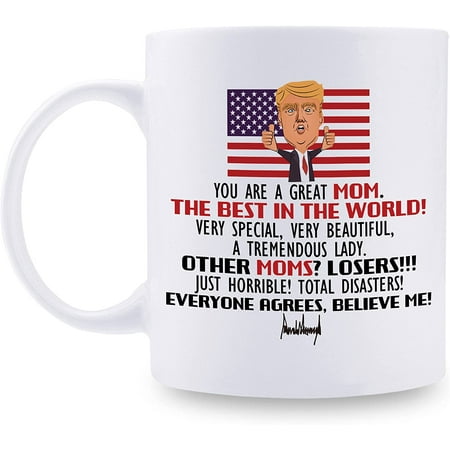Trump Mom Mug - Trump Mothers Day Mug - Trump Mothers Day Birthday Xmas Gifts for Mother Stepmom Mother in law - 11 oz Coffee Mug (Trump Mom Mug) 
Trump Mom Mug - Trump Mothers Day Mug - Trump Mothers Day Birthday Xmas Gifts for Mother Stepmom Mother in law - 11 oz Coffee Mug (Trump Mom Mug)