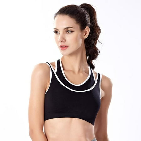 Women s Sports Bras Racerback Padded High Impact Workout Yoga Gym Activewear Bra Black
Women s Sports Bras Racerback Padded High Impact Workout Yoga Gym Activewear Bra Black