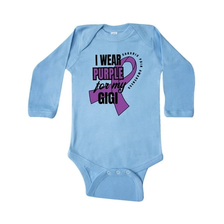Inktastic Chronic Pain I Wear Purple For My Gigi Gift Baby Boy or Baby Girl Long Sleeve Bodysuit
Inktastic Chronic Pain I Wear Purple For My Gigi Gift Baby Boy or Baby Girl Long Sleeve Bodysuit