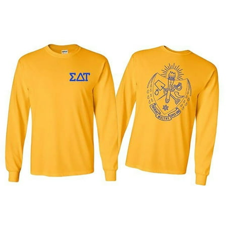 Sigma Delta Tau World Famous Crest Long Sleeve T-shirt