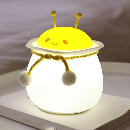 Night Light for Kids Silicone LED Lamp with Adorable Appearance Multi-color Changing Option Wireless Durable – Ideal for Bedroom(Yellow)
Night Light for Kids Silicone LED Lamp with Adorable Appearance Multi-color Changing Option Wireless Durable – Ideal for Bedroom(Yellow)