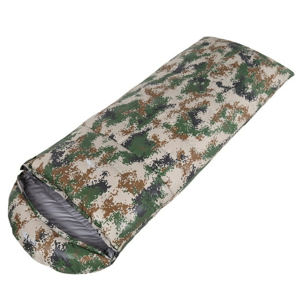 -45 Degree Camping Hiking Sleeping Bag Portable Outdoor Duck Down Sleeping Bag Lightweight Waterproof with Compression Sack for Trekking