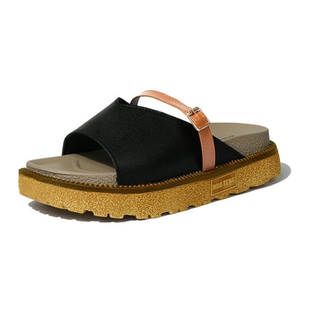 Cyiecw Women s Platform Slide Sandals Summer Open Toe Casual Slippers Slip on PU Leather Wedge Sandals
Cyiecw Women s Platform Slide Sandals Summer Open Toe Casual Slippers Slip on PU Leather Wedge Sandals