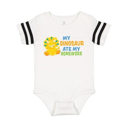 Inktastic My Dinosaur ate my Homework with Cute Dinosaur Gift Baby Boy or Baby Girl Bodysuit
Inktastic My Dinosaur ate my Homework with Cute Dinosaur Gift Baby Boy or Baby Girl Bodysuit
