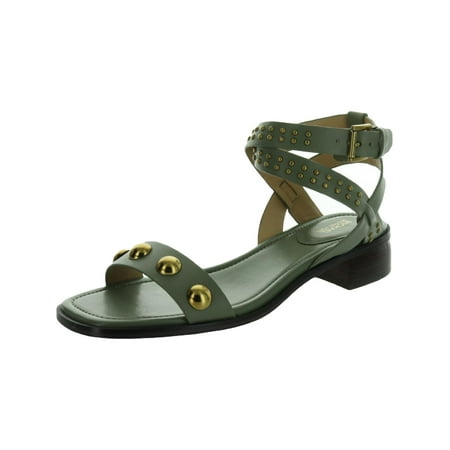 MICHAEL Michael Kors Womens Leather Slingback Flat Sandals