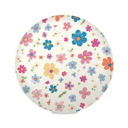 Round Plate Mat 15.4x15.4 Inchesx1 Placemat Table Mat Kitchen Mat Coffee Mat Fabric Thick Strong Wear-Resistant Heat Resistance Lots Of Pretty Flowers 
Round Plate Mat 15.4x15.4 Inchesx1 Placemat Table Mat Kitchen Mat Coffee Mat Fabric Thick Strong Wear-Resistant Heat Resistance Lots Of Pretty Flowers